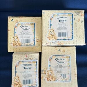 4 Cherished Teddies Adorable Bears